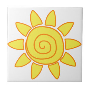 太陽 タイル