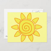 太陽 ポストカード (正面/裏面)