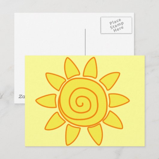太陽 ポストカード (正面/裏面)