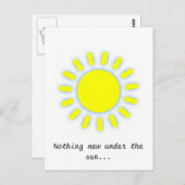 太陽 ポストカード (正面/裏面)