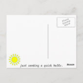 太陽 ポストカード (裏面)