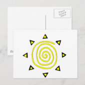 太陽 ポストカード (正面/裏面)