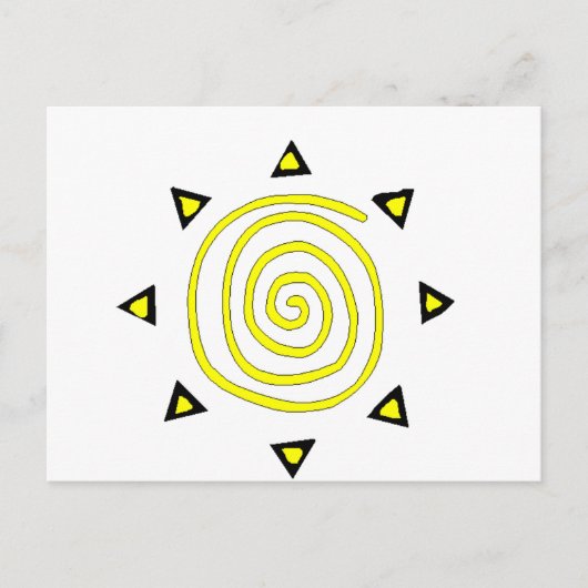 太陽 ポストカード (正面)