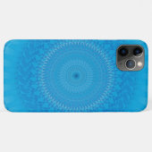 太陽 マンダラ 水色 Case-Mate iPhoneケース (裏面(横))