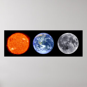 太陽、地球、月 ポスター