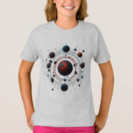 太陽 惑星 太陽 宇宙 銀河 月 Tシャツ