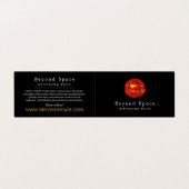 太陽、星、天文学者、天文学ストア 名刺 (外部フラット)