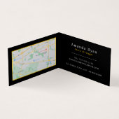 太陽、星、天文学者、天文学ストア 名刺 (内部)