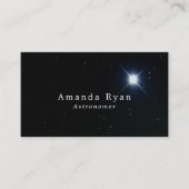 太陽、星、天文学 名刺 (正面)