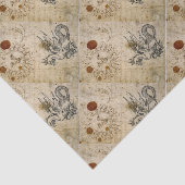 太陽、月、バジリスクの古い羊飼い 薄葉紙 (詳細)