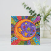 太陽・月・星グリーティングカード (スタンド正面)