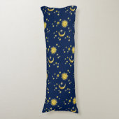 太陽・月・星🌞🌛⭐ ボディピロー (正面縦)