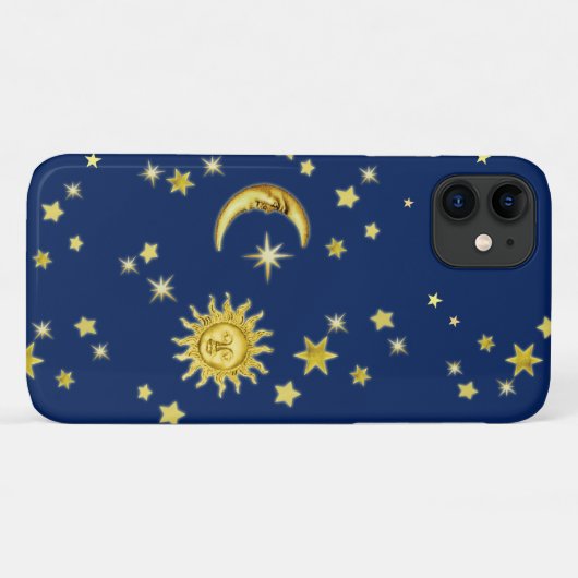 太陽、月、星🌞🌛⭐iPhoneケース Case-Mate iPhoneケース (裏面(横))