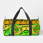 太陽、海、サーフ: 私はサーフが好きだ ダッフルバッグ (裏面)