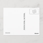 太陽、海、砂 – Monkey Mia West Australia ポストカード (裏面)