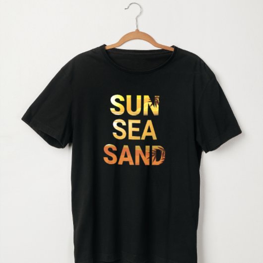 太陽、海、砂 | SUMMER TRAVLE Tシャツ