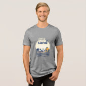 太陽、砂、海 トライブレンドＴシャツ (正面全面)