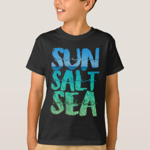 太陽 砂 海 塩 ビーチ クルーズ船 夏の休暇 Tシャツ