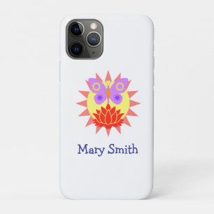 太陽、蝶、花 iPhone 11 PROケース