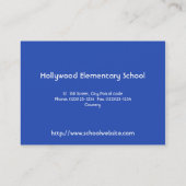 太陽、青 名刺 (裏面)