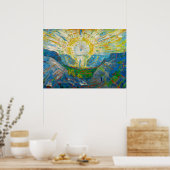 太陽、1912年Edvard Munch著 ポスター (キッチン)