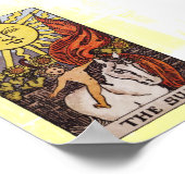 「太陽」 RWSタロットカードfor good fortune ポスター (角)