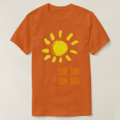 太陽 Tシャツ (デザイン正面)