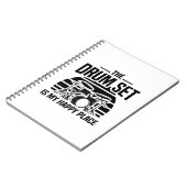 太鼓が好い所だ |ドラマー・ギフトアイディア ノートブック (左側)