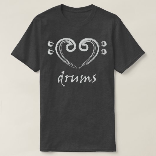 太鼓が好き Tシャツ (デザイン正面)