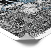 太鼓のタコ ポスター (角)