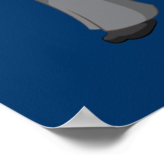 太鼓の匂い素晴らし(アート+俳句) ポスター (角)