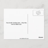 太鼓の種類は浮世絵。 ポストカード (裏面)