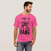 太鼓を叩くのが好おもしろいきだ Tシャツ (正面フル)