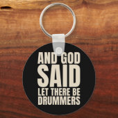 太鼓を打ち鳴らす キーホルダー (正面)