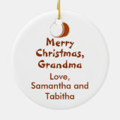 太鼓保ギフト静遊で太鼓カスタムの セラミックオーナメント (裏面)