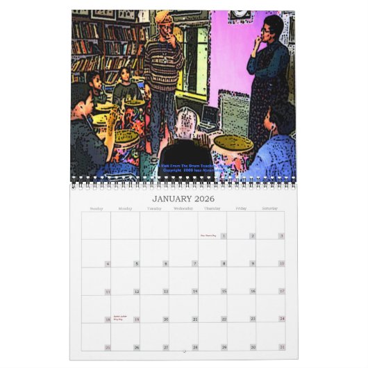 太鼓先生2009年日刊 カレンダー (1月 2026)