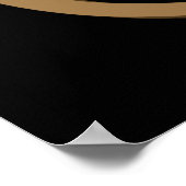 太鼓妙癒霊気シンボル手描きアート ポスター (角)