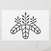 太鼓桐 便箋 (正面)