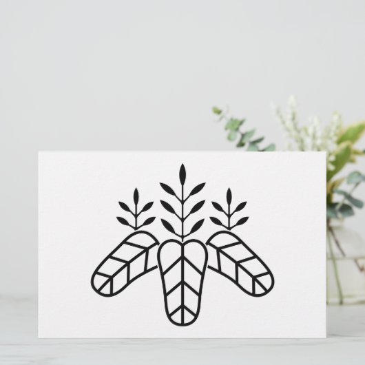 太鼓桐 便箋 (スタンド正面)