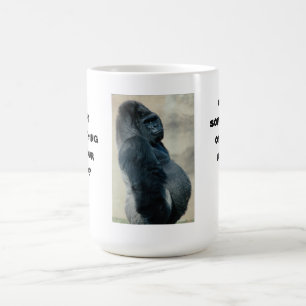 太鼓腹のゴリラのマグ コーヒーマグカップ
