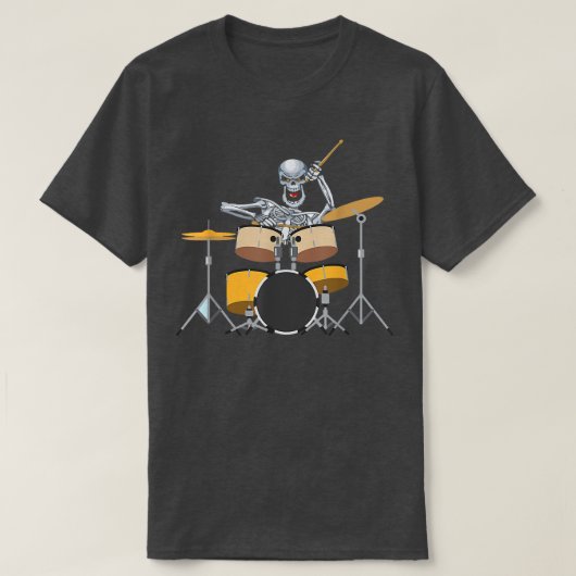 太鼓誇りを持ったを打ちおもしろい鳴ら遊す Tシャツ (デザイン正面)