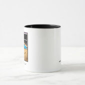 「夫おもしろいいびき」ユーモアのマグギフト マグカップ (中央)