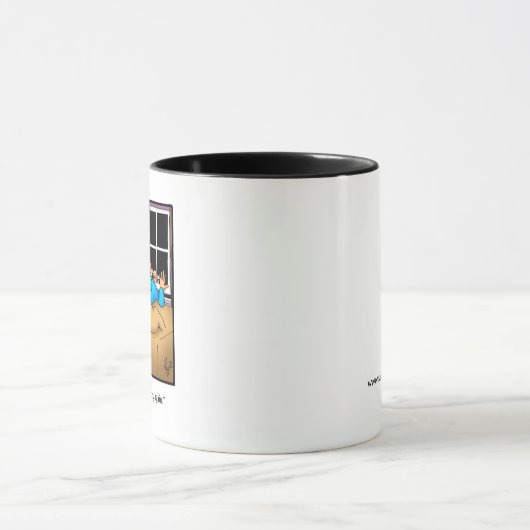 「夫おもしろいいびき」ユーモアのマグギフト マグカップ (中央)