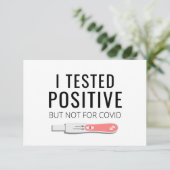 夫おもしろいの妊娠告知カード 案内状 (スタンド正面)