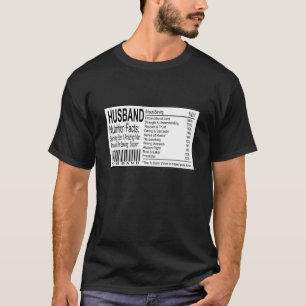 夫おもしろいの栄養事実 Tシャツ