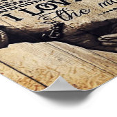 夫おもしろいへの引用文 |あなたの男のためのギフト ポスター (角)