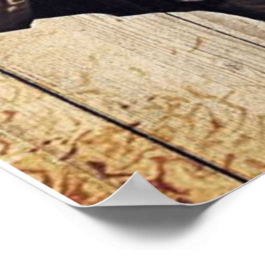 夫おもしろいへの引用文 |あなたの男のためのギフト ポスター (角)