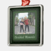 夫おもしろいパーソナライズされたの贈り物|過去記事 メタルオーナメント (左)