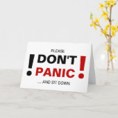 夫おもしろい人の妊娠の発表 カード (黄色い花)