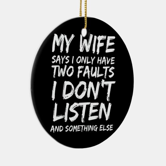 夫おもしろい夫からの男性への贈り物|過去記事 セラミックオーナメント (右)